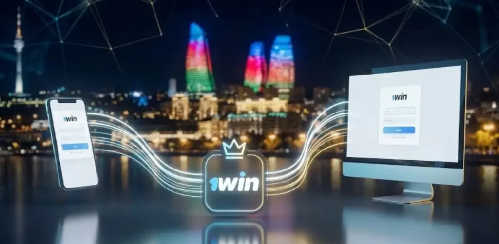 1win AZ platformasına mobil və kompüter vasitəsilə təhlükəsiz giriş pəncərəsi və istifadəçi paneli